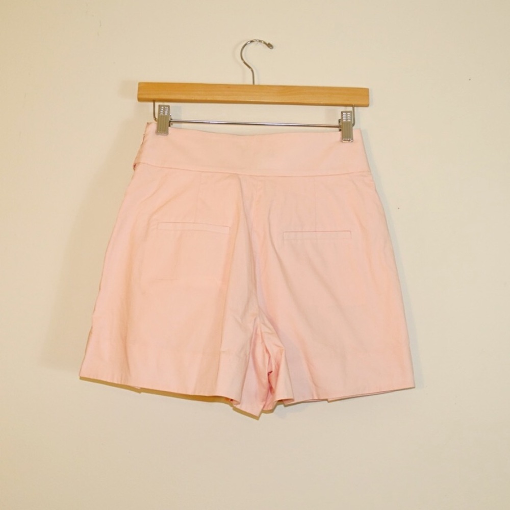 J. Crew Cotton Poplin Tie Waist Shorts in Pink - Picture 4 of 8